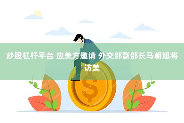 炒股杠杆平台 应美方邀请 外交部副部长马朝旭将访美