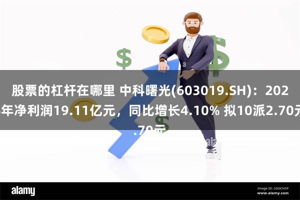 股票的杠杆在哪里 中科曙光(603019.SH)：2024年